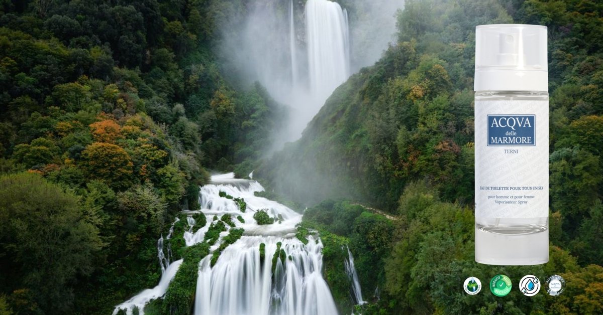 ACQUA delle MARMORE Eau de Toilette davanti alla Cascata delle Marmore